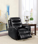 Ava Recliner (Power Motion), Black Leather