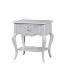 Well-designed Wood Nightstand By Edalene, Grey