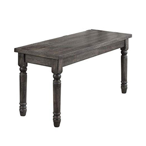 Weathered Lookinhg Dining Table, Gray