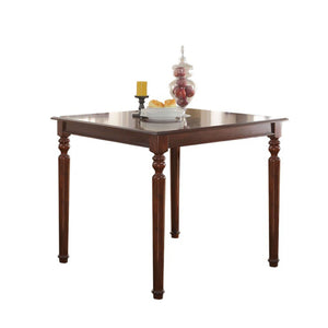 Wonderful Counter Height Table , Cherry Brown