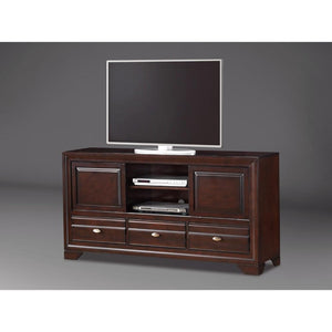 Amiable Entertainment TV Stand, Dark Brown