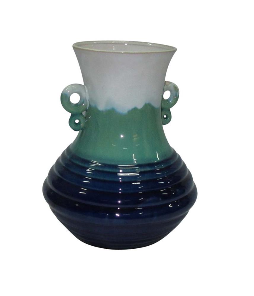 Artistically Charmed Ceramic decorative Vase, Blue