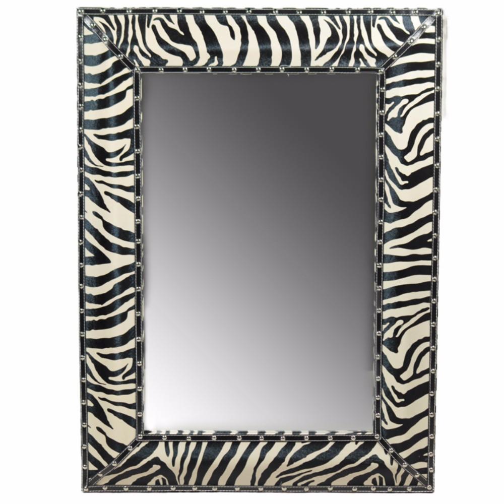 Wooden Mirror, Black And White