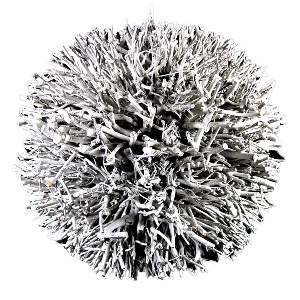 Willow decoration Ball, White