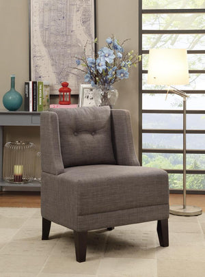 Wood & Dorris Fabric Accent Chair, Brown