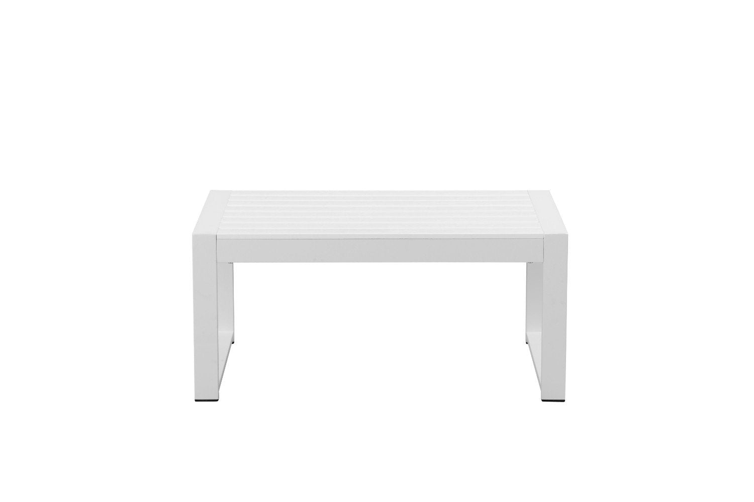 Anodized Aluminum Outdoor Table, White