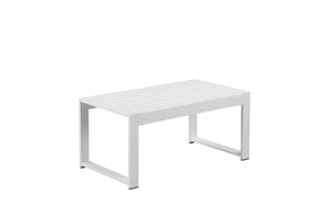 Anodized Aluminum Outdoor Table, White