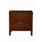 Wood Nightstand, Brown