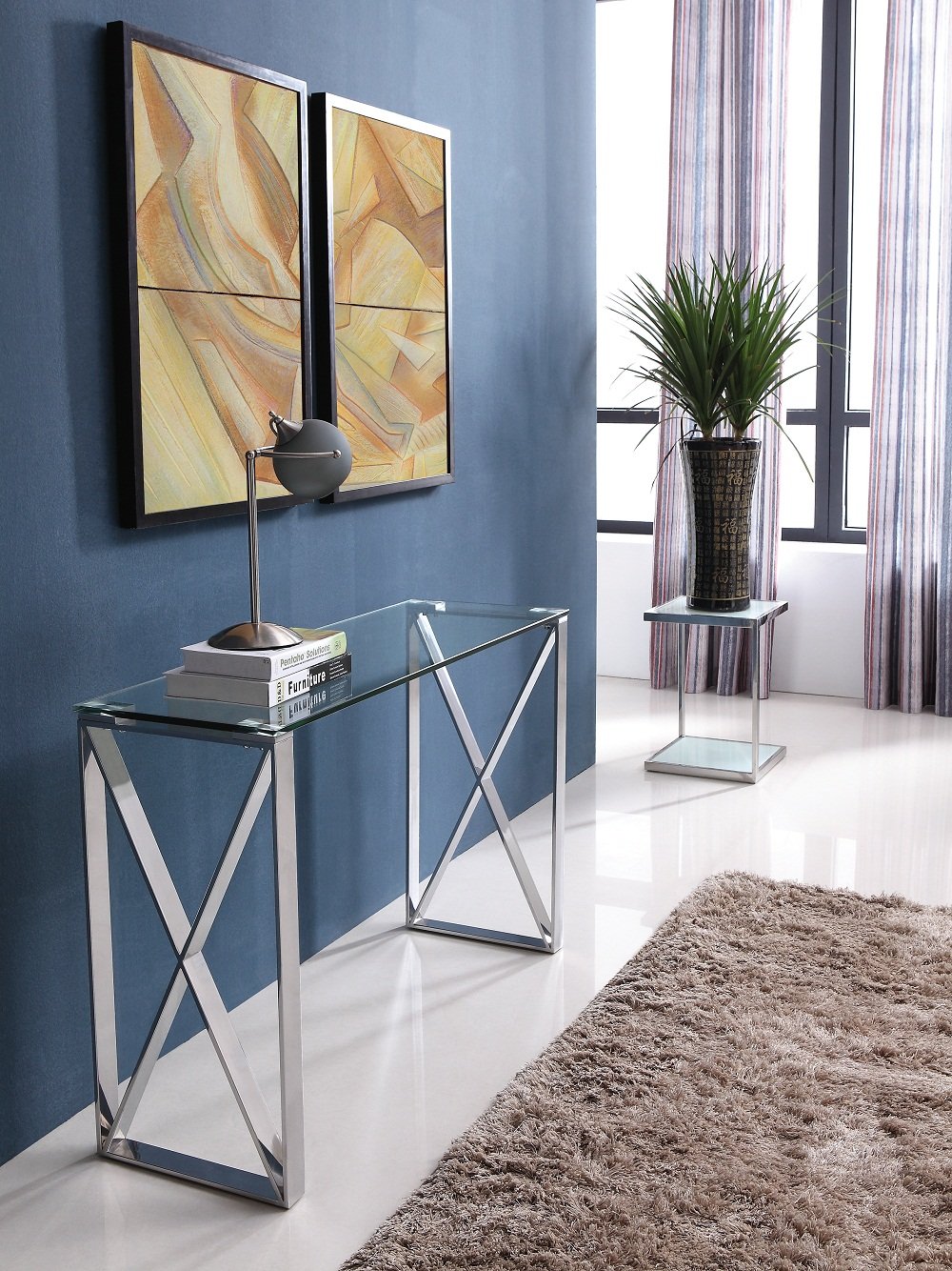 Whiteline Modern Living - Brooke Console - UNQFurniture