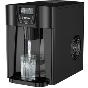 26 Lbs-24 H LCD Display 2 In 1 Ice Maker Water Dispenser