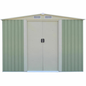 Galvanized Steel Garden Storage Shed Tool House