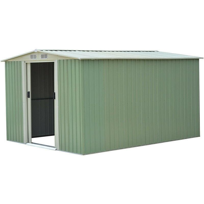 Galvanized Steel Garden Storage Shed Tool House