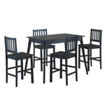 5 Pcs Counter Height Dining Set Kitchen Table