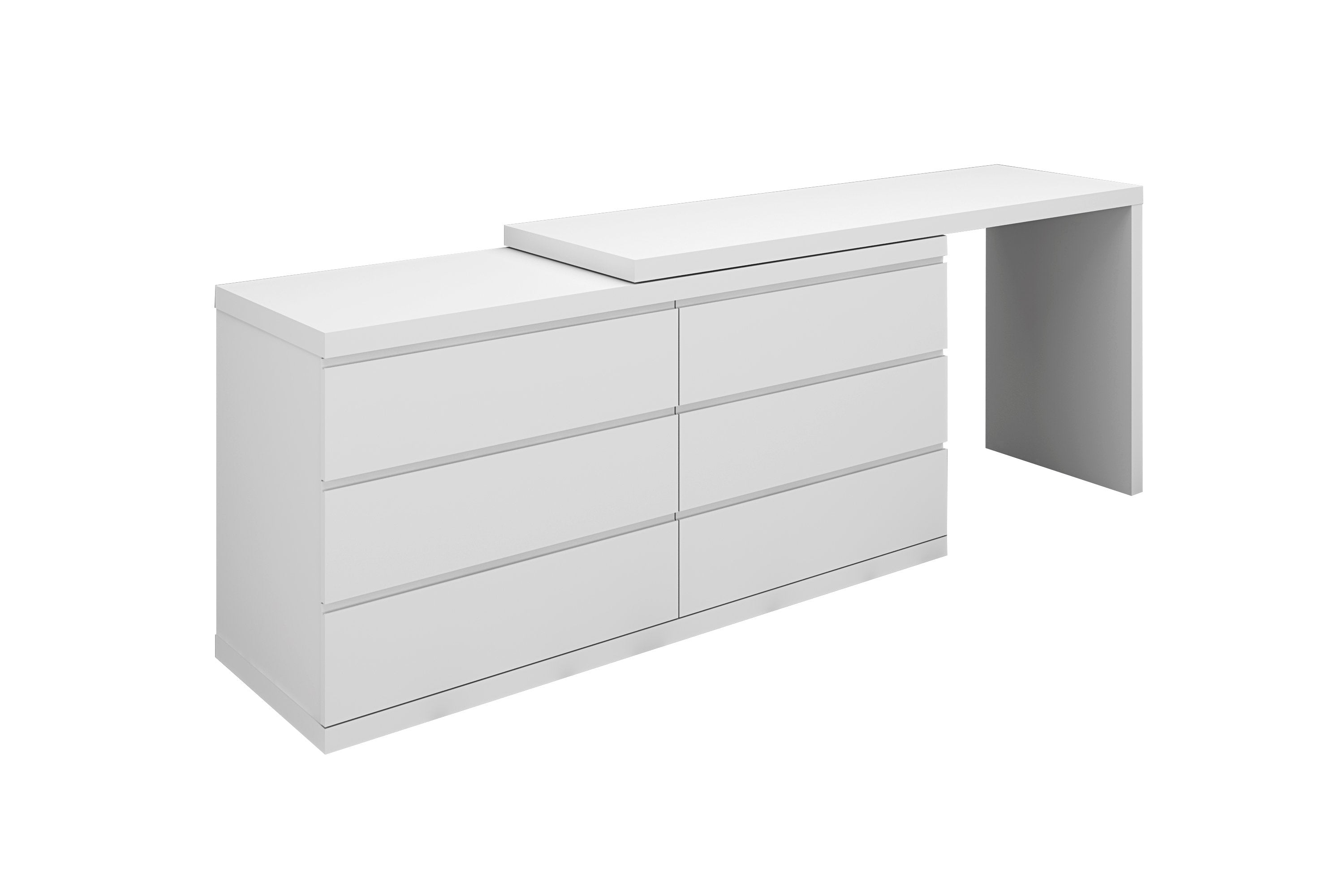 Whiteline Modern Living - Anna/Eddy Dresser Extension - UNQFurniture