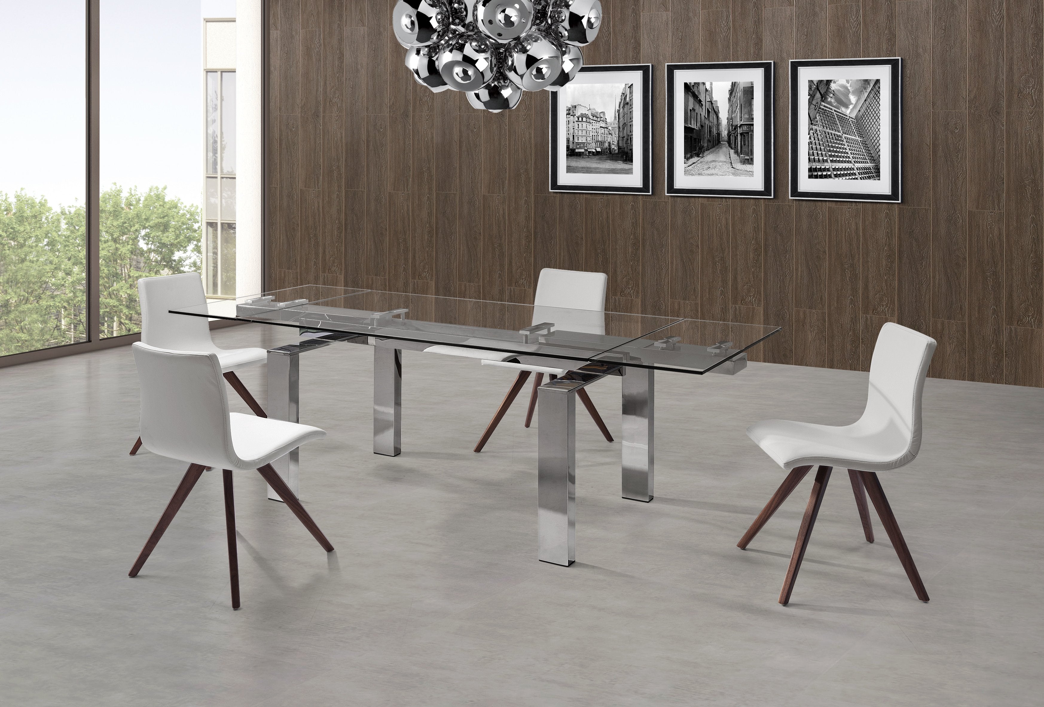 Whiteline Modern Living - Cuatro Extendable Dining Table - UNQFurniture