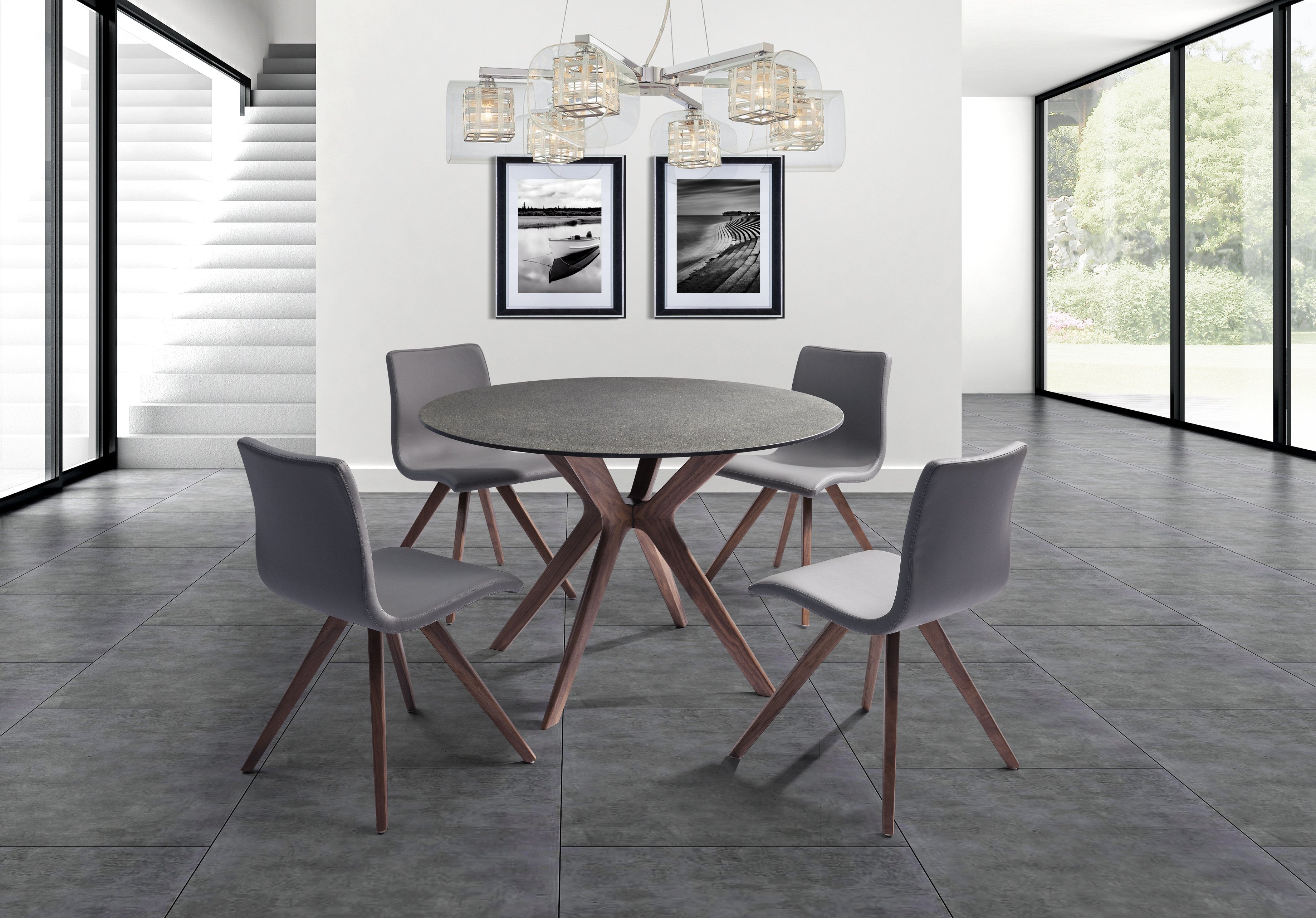 Whiteline Modern Living - Redondo Dining Table - UNQFurniture