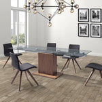 Whiteline Modern Living - Pilastro Extendable Dining Table - UNQFurniture