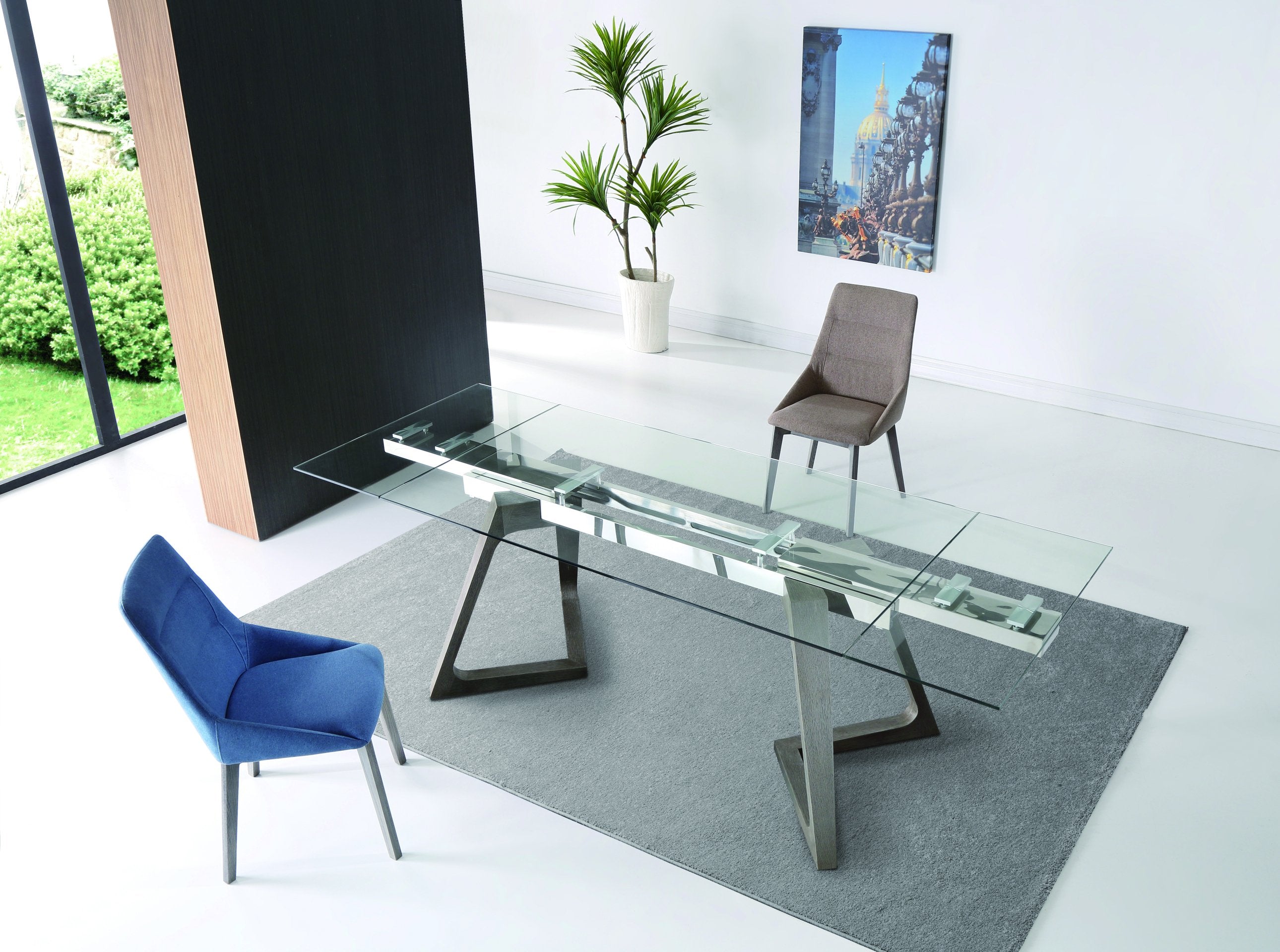 Whiteline Modern Living - Delta Dining Table - UNQFurniture