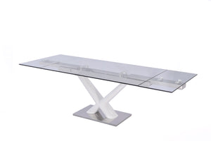 Whiteline Modern Living - Celeste Extendable Dining Table - UNQFurniture