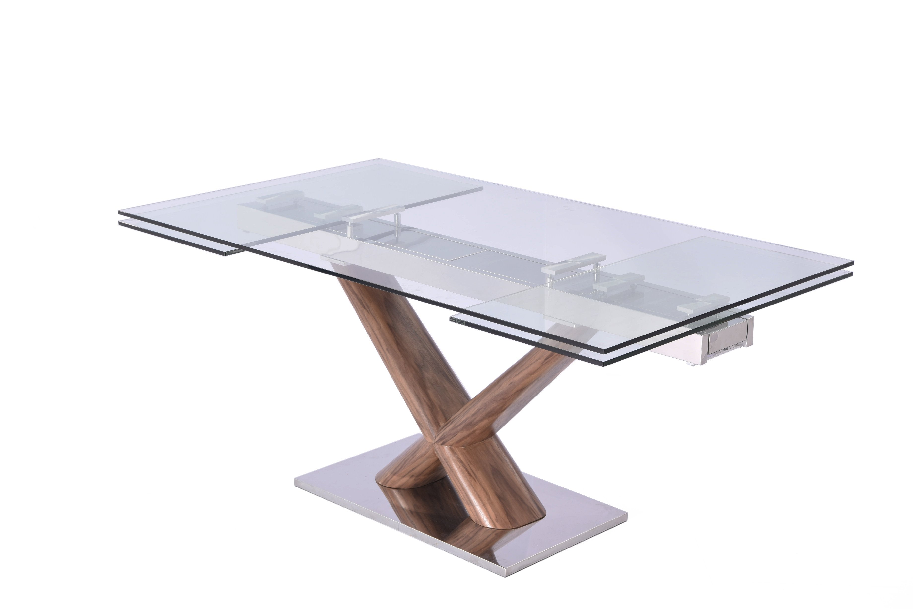 Whiteline Modern Living - Celeste Extendable Dining Table - UNQFurniture