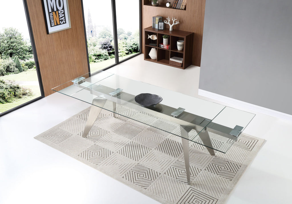 Whiteline Modern Living - Kristy Extendable Dining Table - UNQFurniture