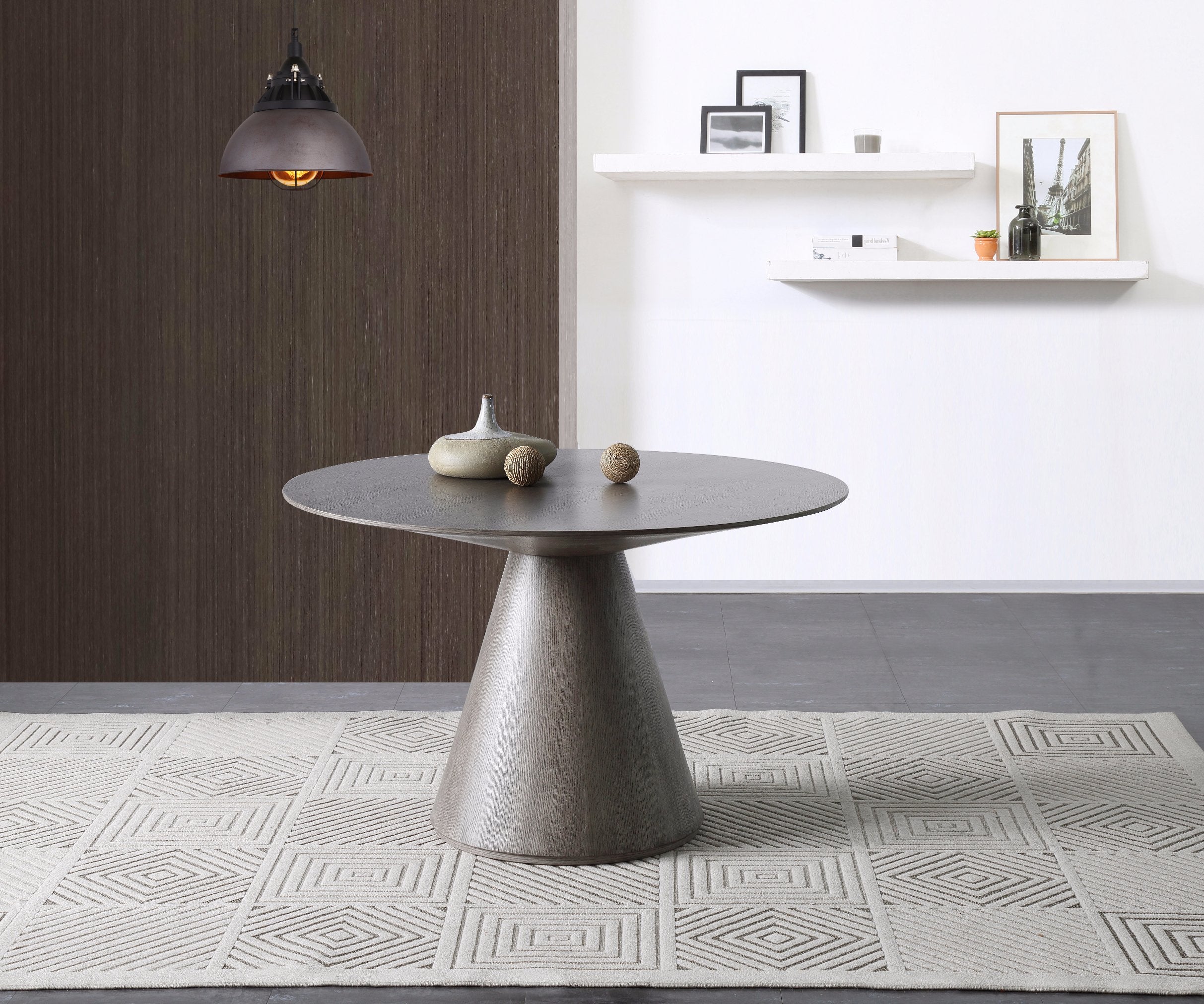 Whiteline Modern Living - Kira Round Dining Table - UNQFurniture