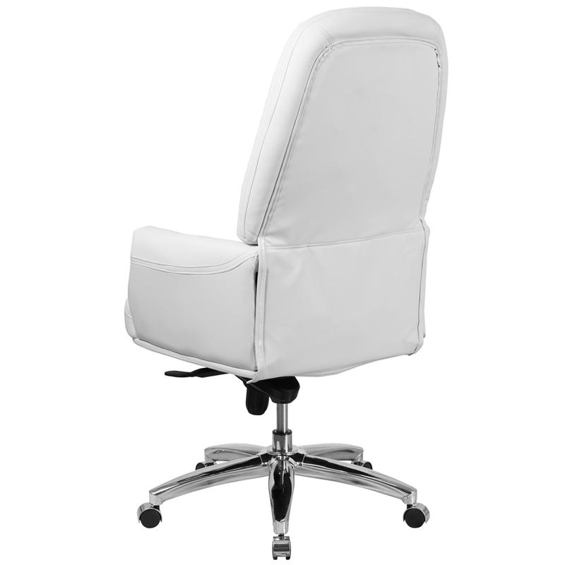 White High Back Leather Chair