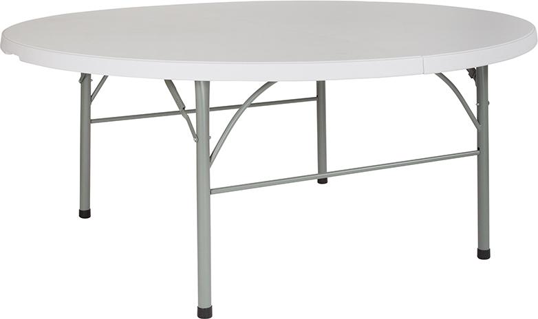 72RD White Bi-Fold Table