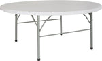 72RD White Bi-Fold Table