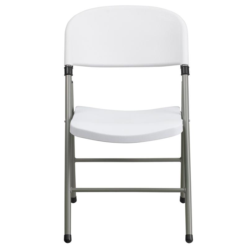 White Plastic Folding Chair