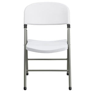 White Plastic Folding Chair