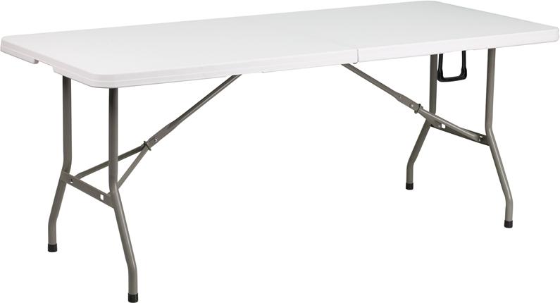 30x72 White Bi-Fold Table