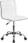 White Low Back Task Chair