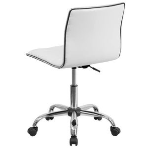 White Low Back Task Chair