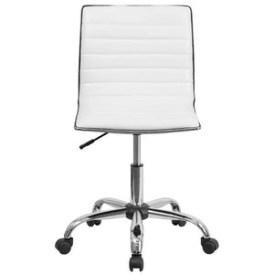 White Low Back Task Chair