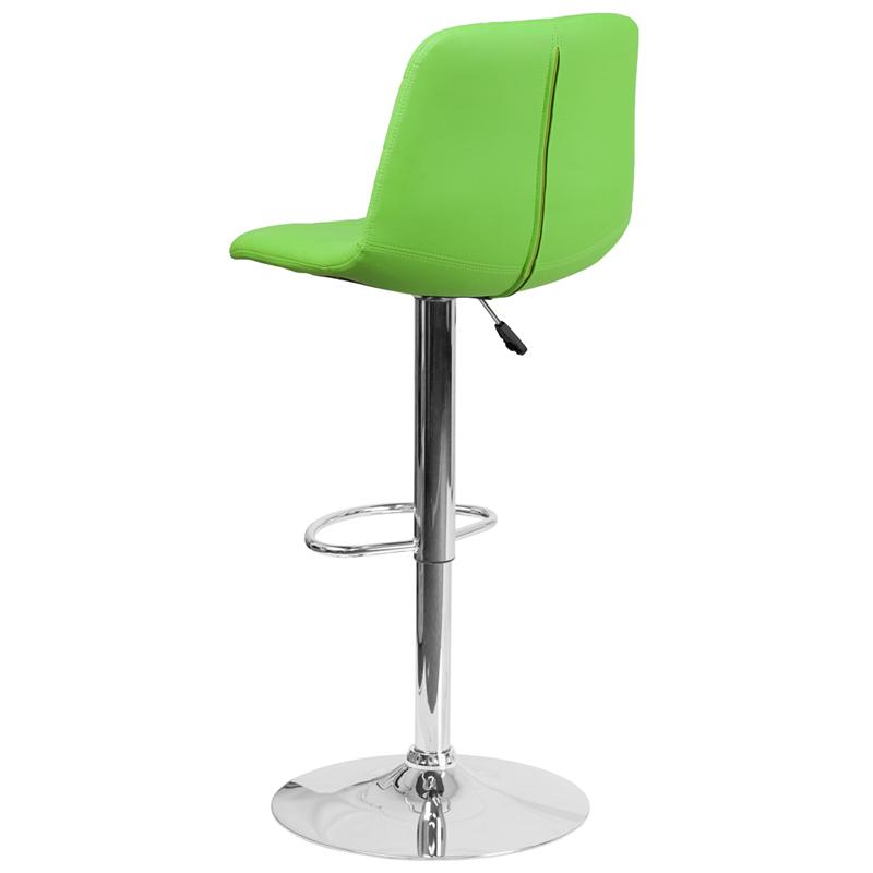 White Vinyl Barstool