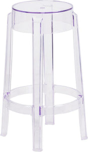 25.75"H Transparent Stool - UNQFurniture