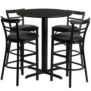 24RD WA Bar Table-BG VYL Seat