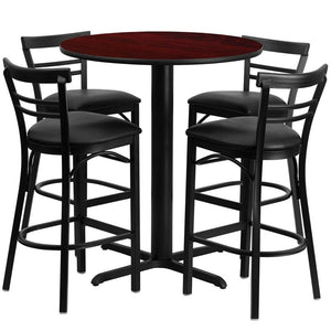 24RD WA Bar Table-BG VYL Seat