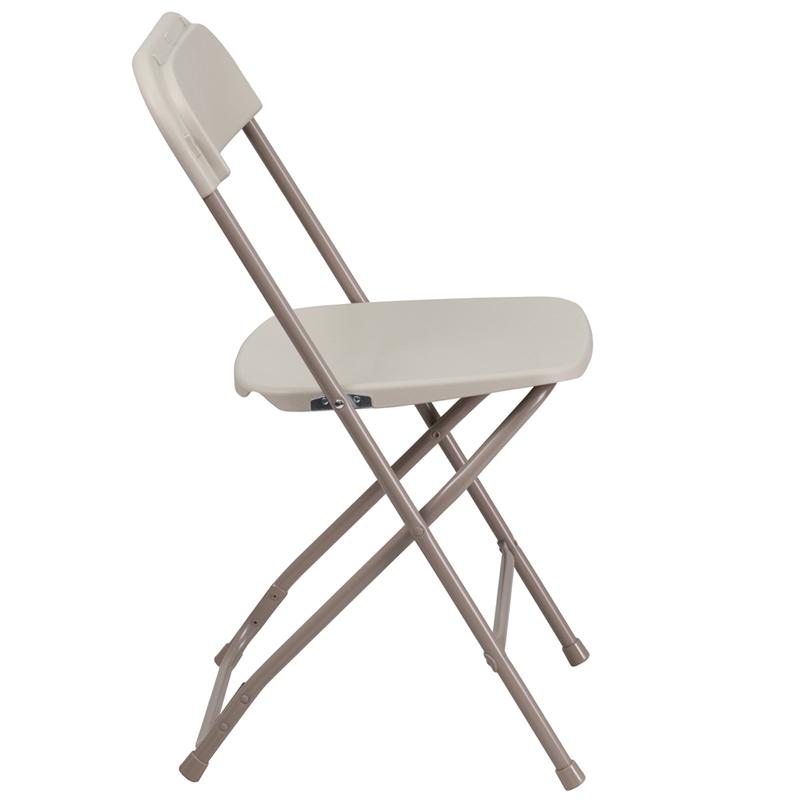 White Plastic Folding Chair