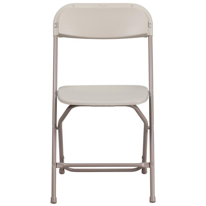 White Plastic Folding Chair