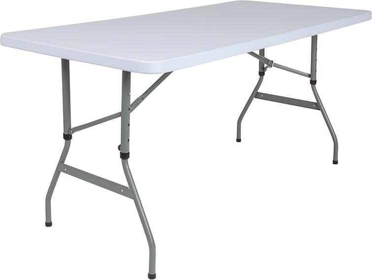 30x60 White Plastic Fold Table