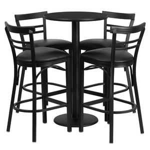 24RD WA Bar Table-BG VYL Seat