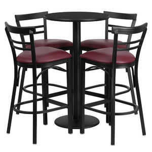 24RD WA Bar Table-BG VYL Seat