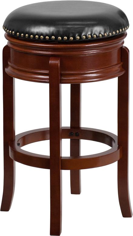 29" No Back Lt Cherry Stool