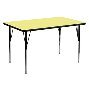 30x60 Yellow Activity Table