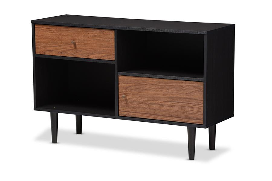 Baxton Studio Auburn Mid-century Modern Scandinavian Style Sideboard Storage Cabinet