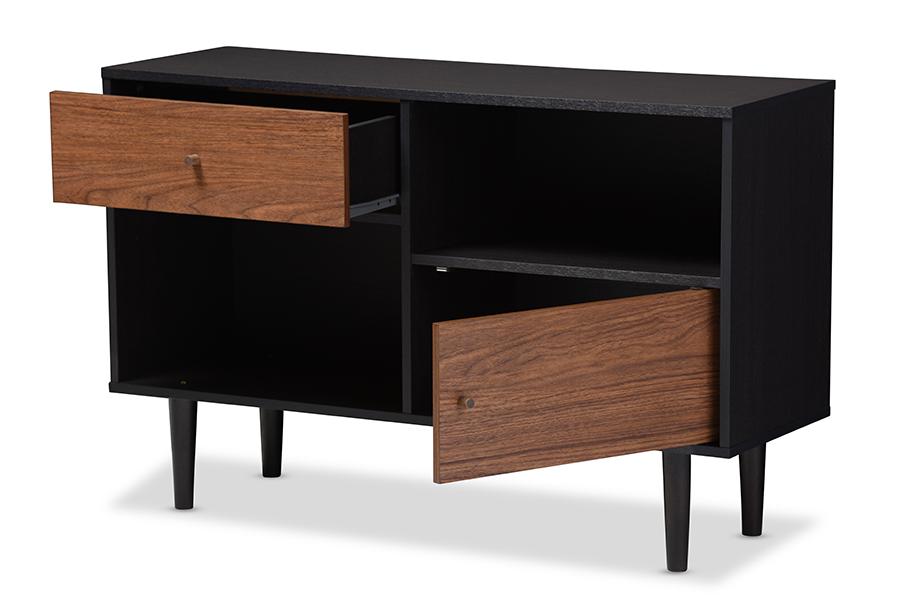 Baxton Studio Auburn Mid-century Modern Scandinavian Style Sideboard Storage Cabinet