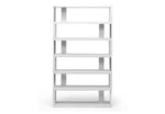 Baxton Studio Barnes White Six-Shelf Modern Bookcase