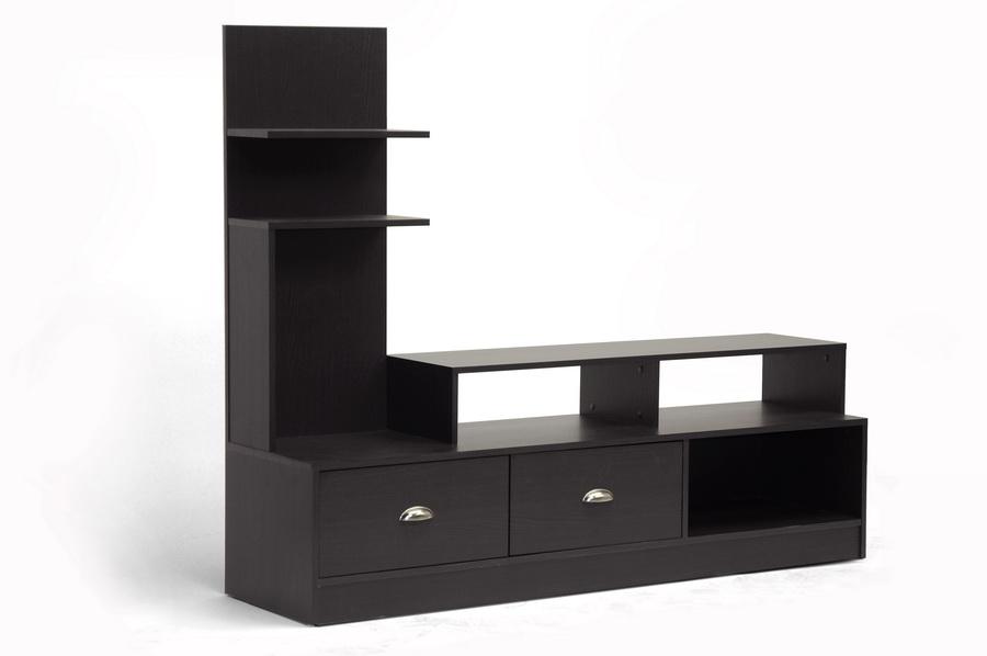 Baxton Studio Armstrong Dark Brown Modern TV Stand